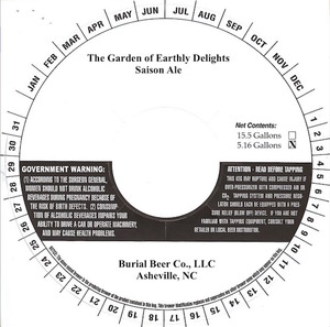 Burial Beer Co., LLC The Garden Of Earthly Delights