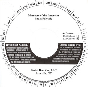 Burial Beer Co., LLC Massacre Of The Innocents