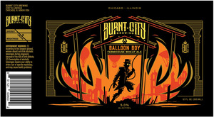 Burnt City Brewing Balloon Boy Farmhouse Wheat Ale March 2016