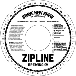 Zipline Brewing Co. Mosaic Orchard Ale April 2016