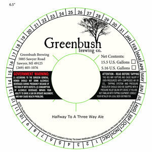 Greenbush Brewing Co. Halfway To A Threeway