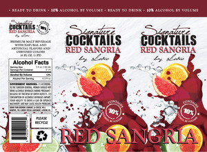 Signature Cocktails By Loko Red Sangria April 2016