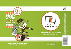 Mobcraft Beer Hop Gose The Grapefruit