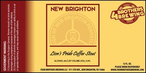 Lion's Pride Coffee Stout 