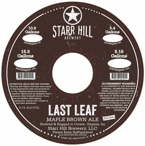 Starr Hill Last Leaf