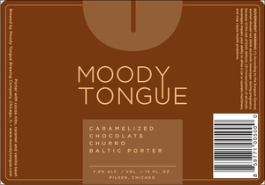 Moody Tongue Caramelized Chocolate Churro Baltic Port April 2016
