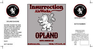 Insurrection Brewing Company Opland