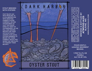 Dark Harbor Stout Brewed With Oysters