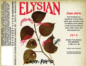 Elysian Brewing Company Saison Poivre