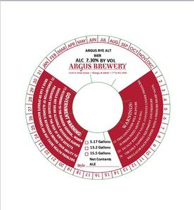 Argus Rye Alt Bier