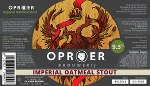 Oproer Imperial Oatmeal Stout April 2016