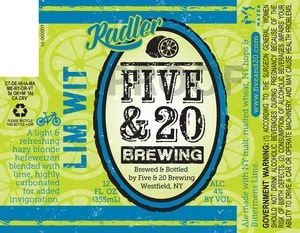 Five & 20 Brewing Lim Wit Radler