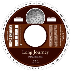 The Bronx Brewery Long Journey IPA April 2016
