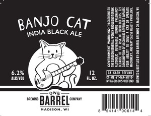 Banio Cat India Black Ale April 2016