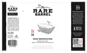 The Rare Barrel Keen Observation April 2016