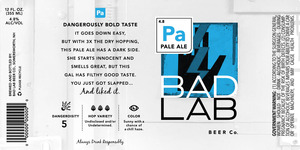 Bad Lab Beer Co. Pale Ale April 2016