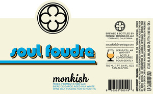 Monkish Brewing Co. Soul Foudre