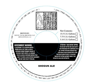 Shogun Ale April 2016