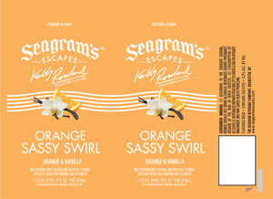 Seagram's Escapes Orange Sassy Swirl