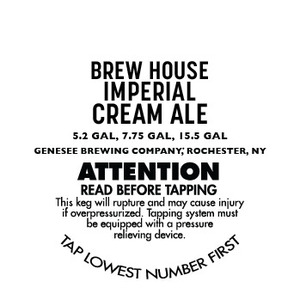 Genesee Brew House Imperial Cream Ale