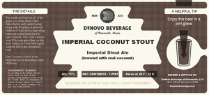 Imperial Coconut Stout 