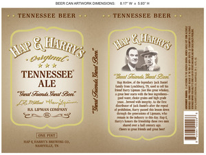 Hap & Harry's Tennessee Ale