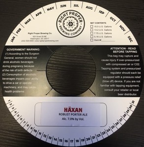 Haxan Robust Porter May 2016