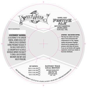 Sweetwater Barrel Aged Festive Ale April 2016