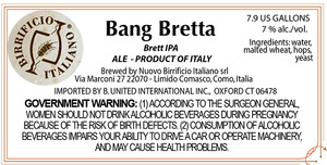 Birrificio Italiano Bang Bretta April 2016