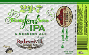 Rochester Mills Beer Co. Twenty Fore! Seven IPA