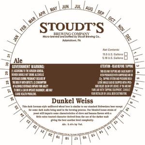 Stoudts Dunkel Weiss April 2016