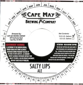 Salty Lips Ale April 2016