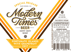 Fortunate Islands With Grapefruit Zest April 2016