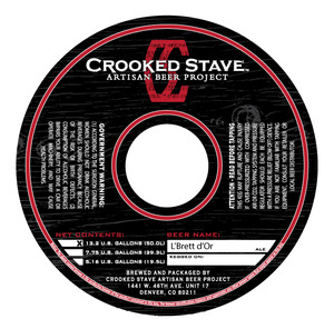 Crooked Stave Artisan Beer Project L'brett D'or April 2016