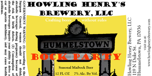 Hummelstown Bock Party Seasonal Maibock Beer