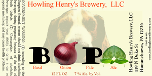 Bopa Basil Onion Pale Ale