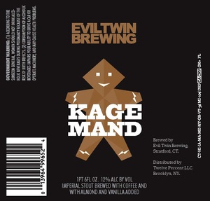 Evil Twin Brewing Kagemand April 2016