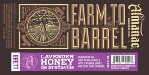 Almanac Beer Co. Lavender Honey De Brettaville April 2016