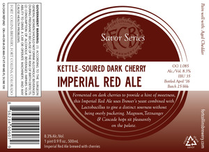 Fort Collins Brewery Kettle-soured Dark Cherry Imperial Red April 2016