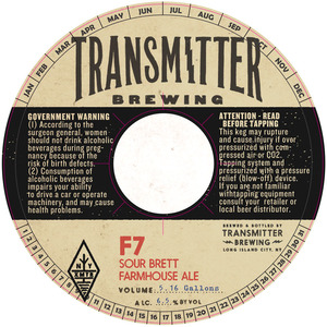 Transmitter Brewing F7 Sour Farmhouse