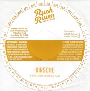 Rush River Brewing Co. Kirsche Berliner Weiss April 2016
