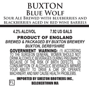 Buxton Brewery Blue Wolf April 2016