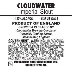 Cloudwater Imperial Stout April 2016