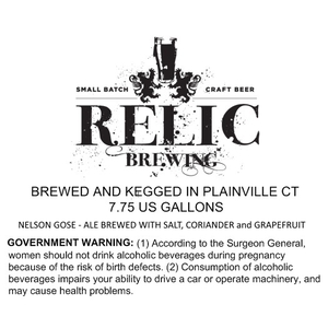 Relic Brewing Nelson Gose