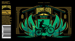 Burnt City Brewing Retrofit Lime Radler April 2016