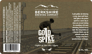 Berkshire Brewing Company Gold Spike Ale