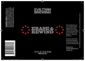 Evil Twin Brewing Erase & Rewind April 2016