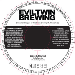 Evil Twin Brewing Erase & Rewind