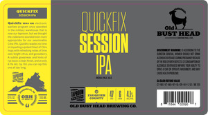 Old Bust Head Brewing Co. Quickfix April 2016