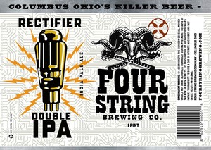 Four String Brewing Co. Rectifier Double IPA April 2016